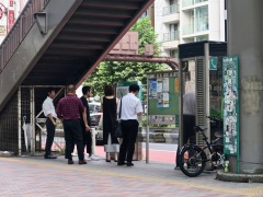 smoking area