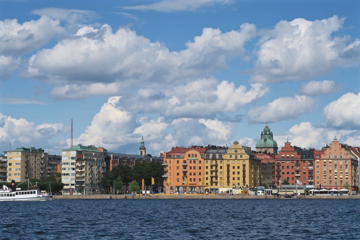 Norr Malarstrand - lungo mare di Kungsholmen, cielo e nuvole  (<? echo $image->filename ?>) 